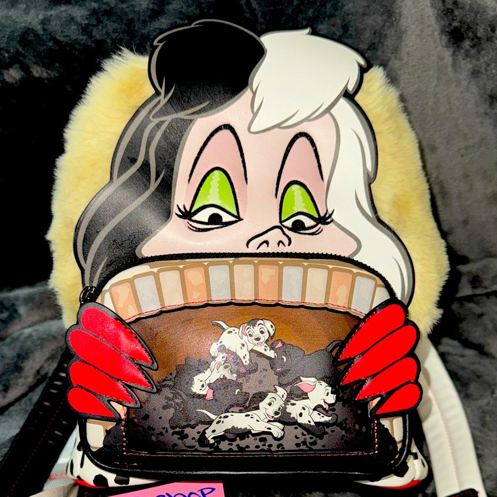 Cruella Deville Loungefly Mini Backpack